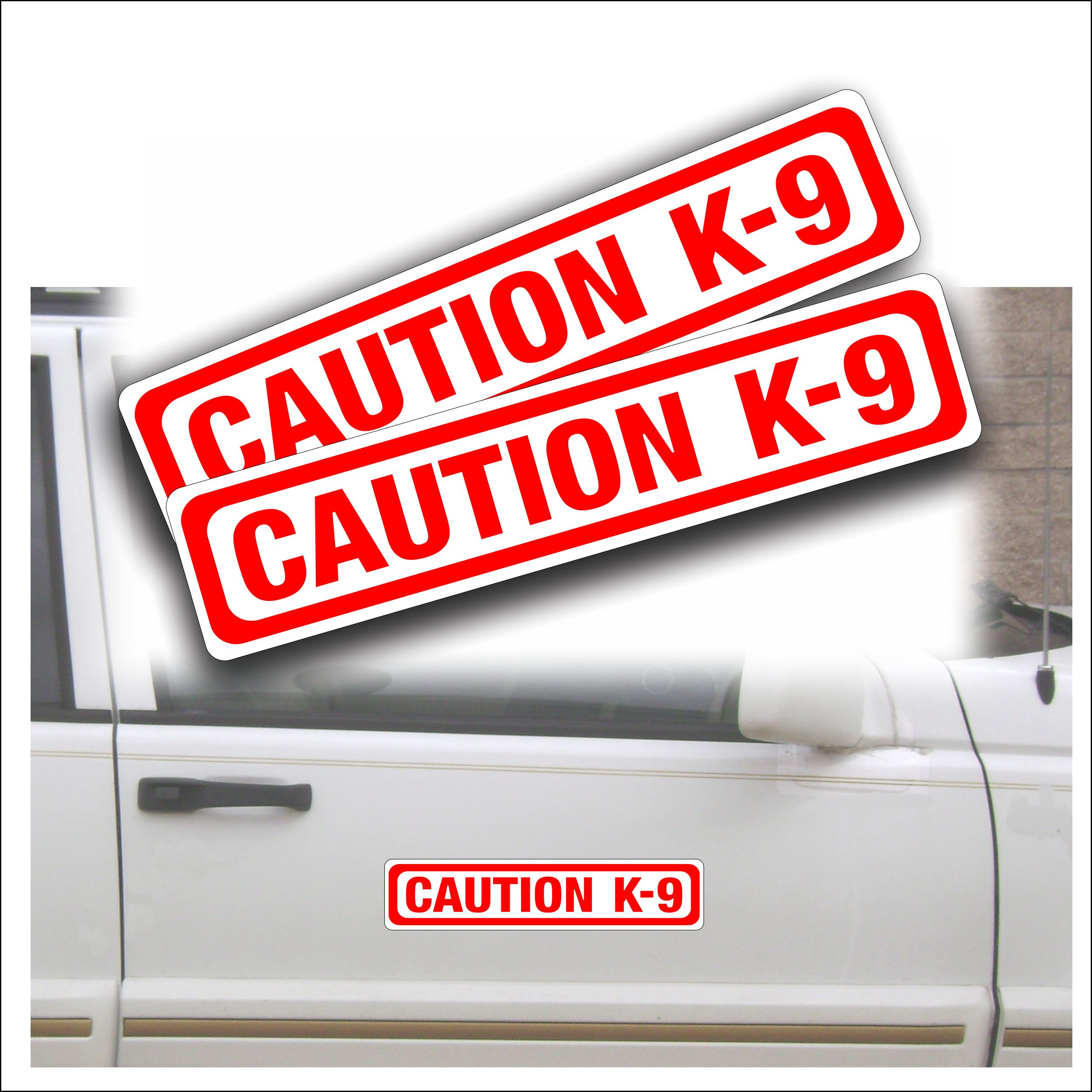REFLECTIVE Search & Rescue Magnetic Signs 3x24 k9 4 Car Truck Van SUV Trailer 